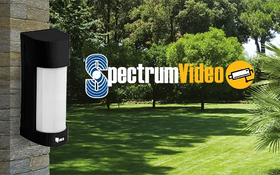 Funk-Außen-Bewegungsmelder SPECTRUM VIDEO mit integrierter Kamera